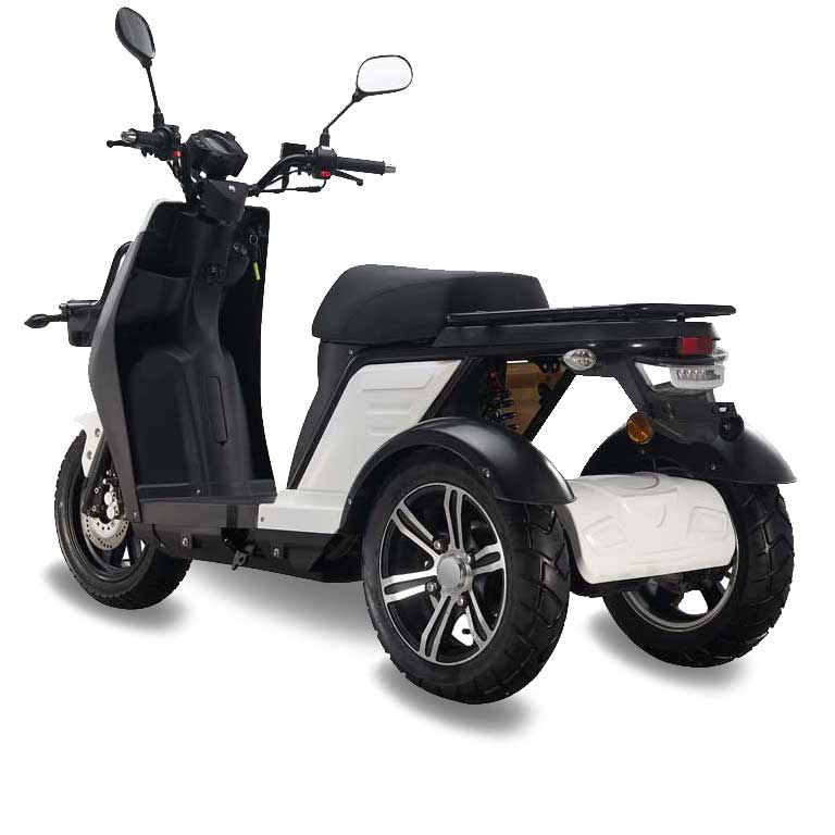 Three Wheel Electric Scooter 3000w Motorcycle Express Moped Cargo Vehicle Tricycles