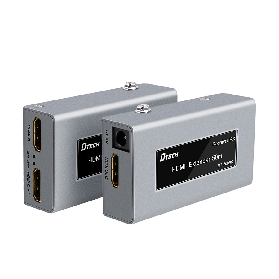 Dtech Hdmi удлинитель 60m (1to1) Hdmi сплиттер Cat5 супер удлинитель