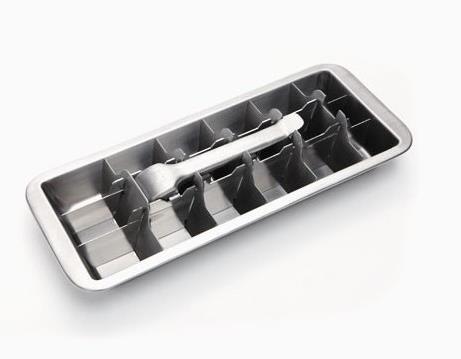 home & Kitchen High Quality Wholesale Ice Cube Molds Stainless Steel 18 Slots Ice Cube Tray