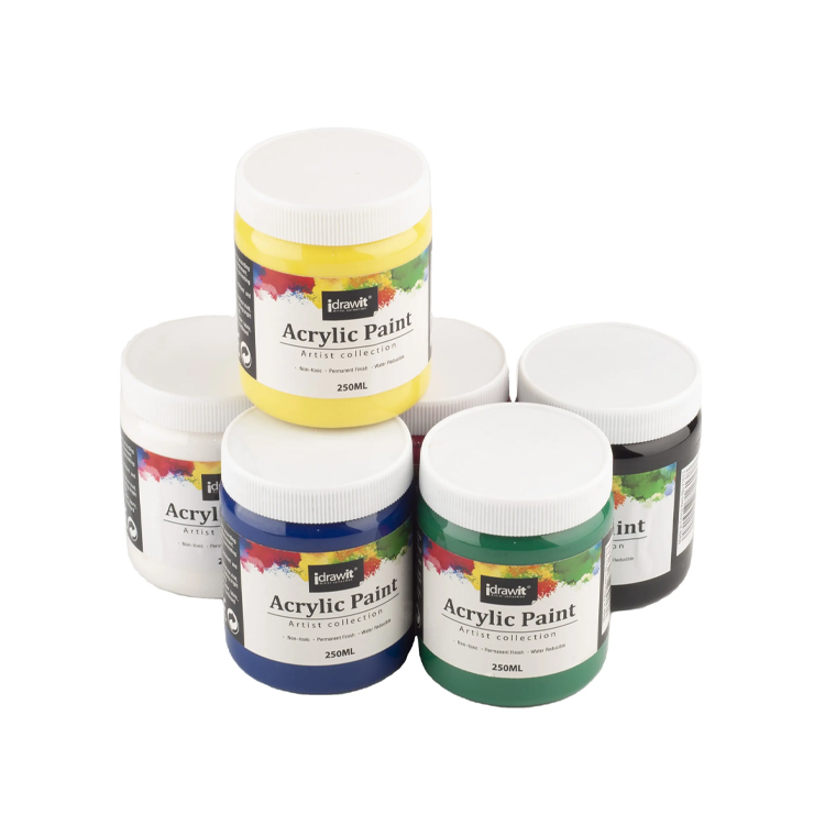 Acrylic Paint 500 ml Custom Bulk Artist Acrylic Paint 500ml for Canvas Drawing set watercolor oil acrylic painting for artist