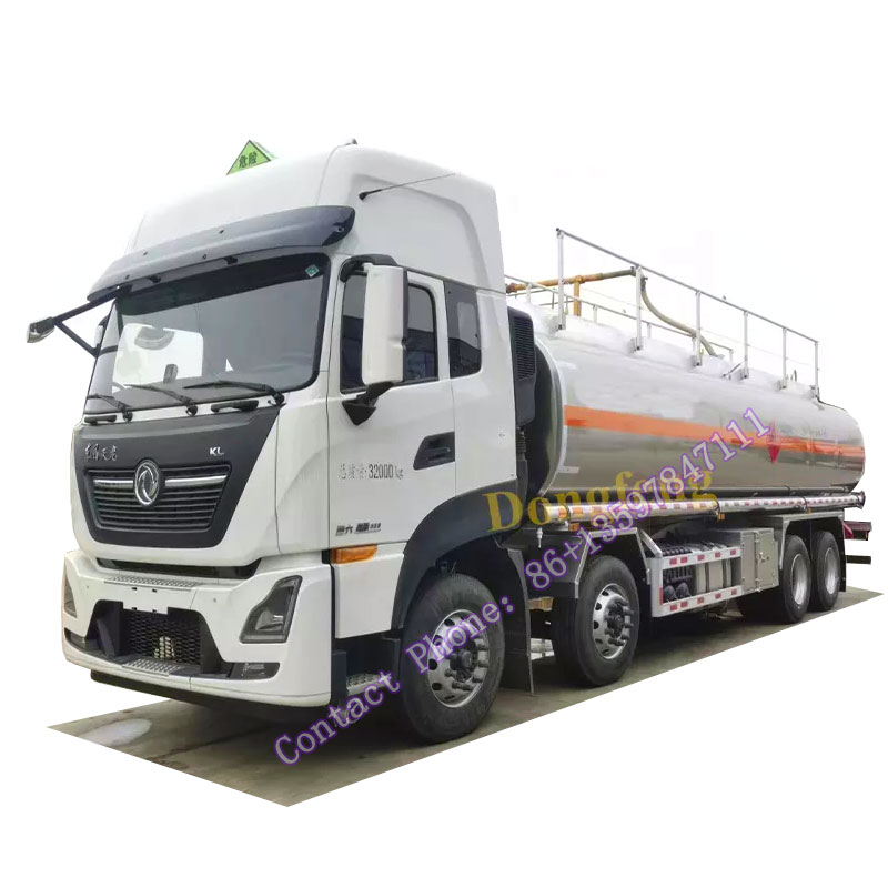 High Quality 8x4 8000gallon fuel delivery truck price petrol oil tanker diesel fuel tank truck Dongfeng 30000 liters oil tank