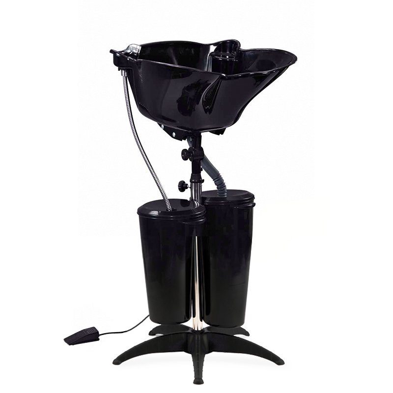 Plastic Electric Shampoo Bowl With Drain Hose And Bucket for Hair Salon Use Shampoo Chairs