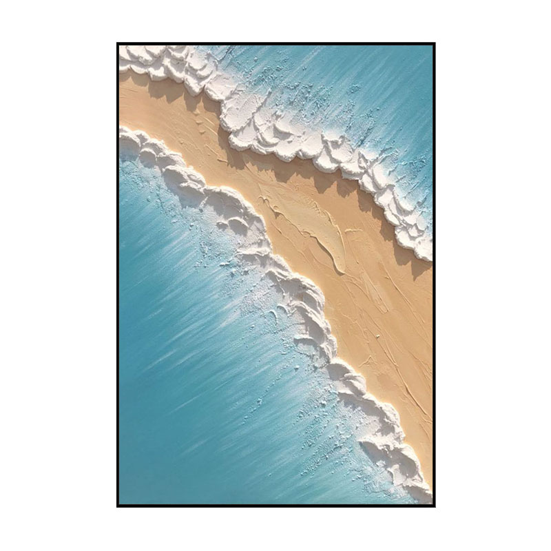 Pure hand-painted abstract oil painting sea landscape living room paintings large hotel decoration paintings