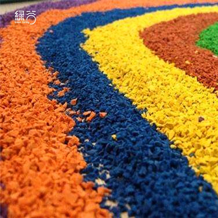 0.5-2mm/1-3mm SBR Rubber Granule /EPDM Rubber GranulesFor Wet Pour Outdoor Playground/Tennis court