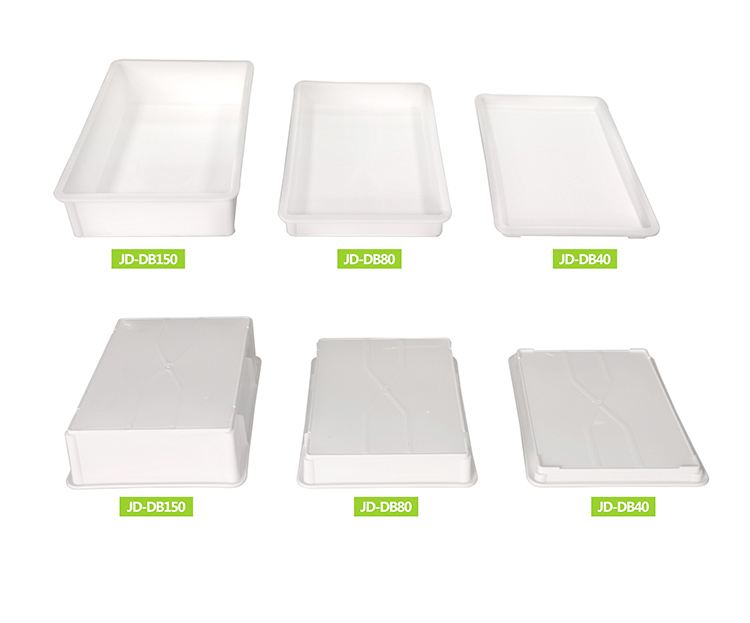 Hotel Restaurant White Pizza Dough Boxes Durable Plastic Dough Proofing Box