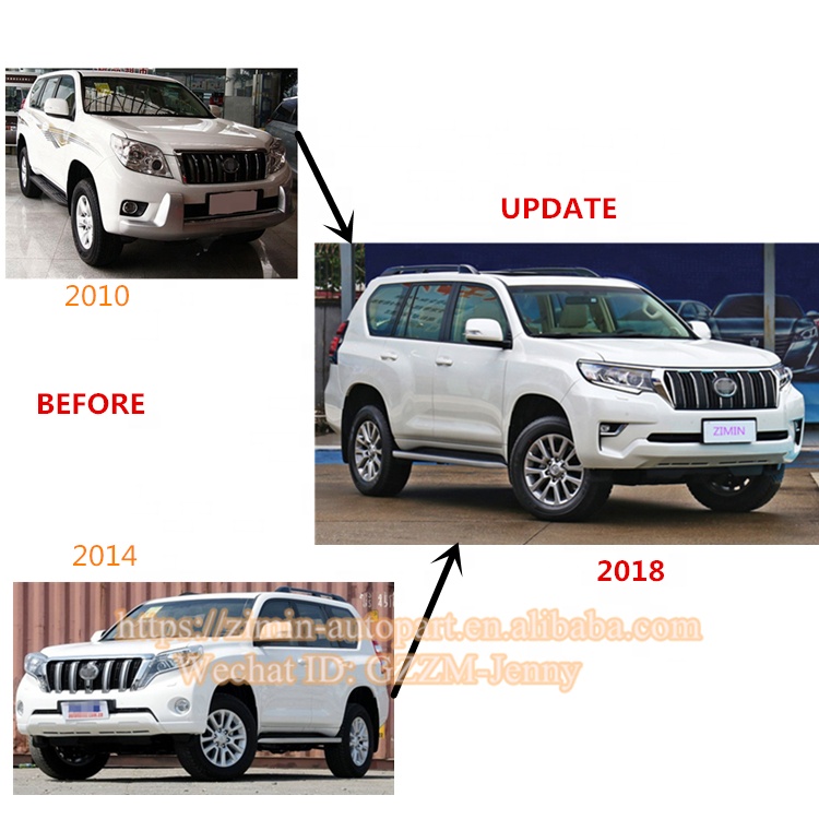 Заводская распродажа высокое качество 2010-2017 Land cruiser prado FJ150 обновление конверсионный комплект обновление до 2018 +