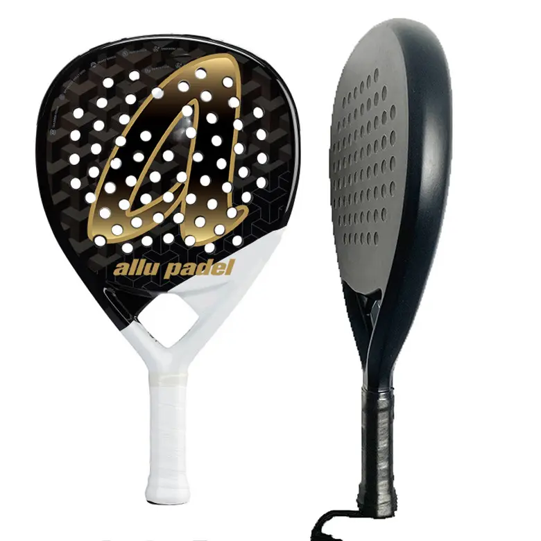 Allu custom logo paletas de pala de 18K carbon fiber paddle padel tennis rackets Raqueta de padel