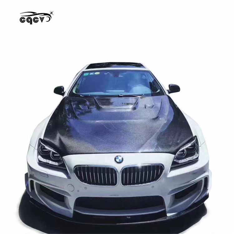 Высококачественный комплект для BMW 6 серии F06 F12 F13, передний бампер, задний бампер и капюшон для BMW f06 f12 f13 facelift