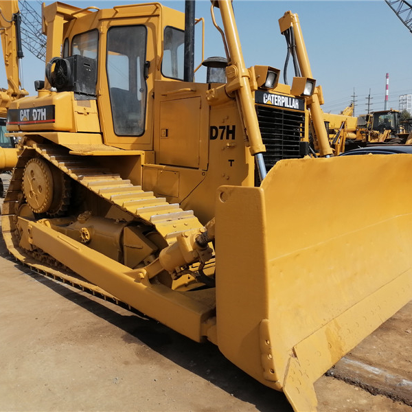 Б/у бульдозер CAT D7H гусеничная гидравлическая машина/CAT б/у бульдозеры D6D D7G D8G для продажи б/у бульдозеры