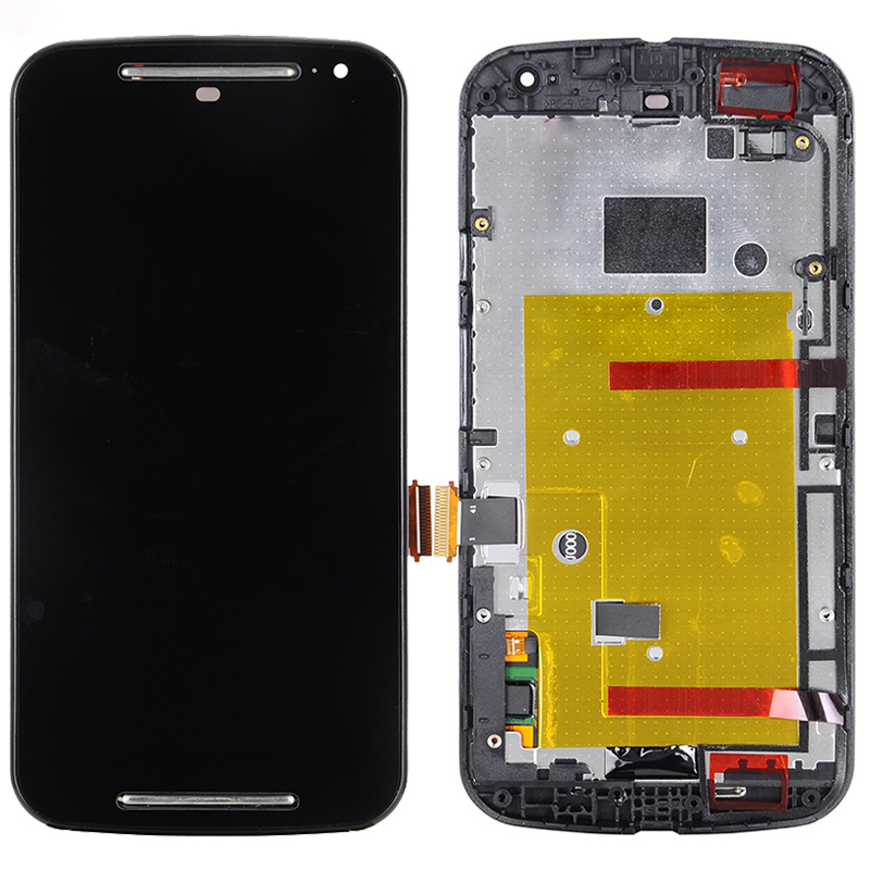 Заводская цена, ЖК-дисплей для Motorola G2 XT1063 XT1064, ЖК-дисплей с сенсорным экраном, дигитайзер с рамкой для Moto G2 XT1068 XT1069, ЖК-дисплей