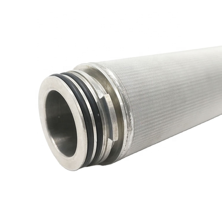 316L stainless steel sintered woven wire mesh 20 micron sintered filter cartridge