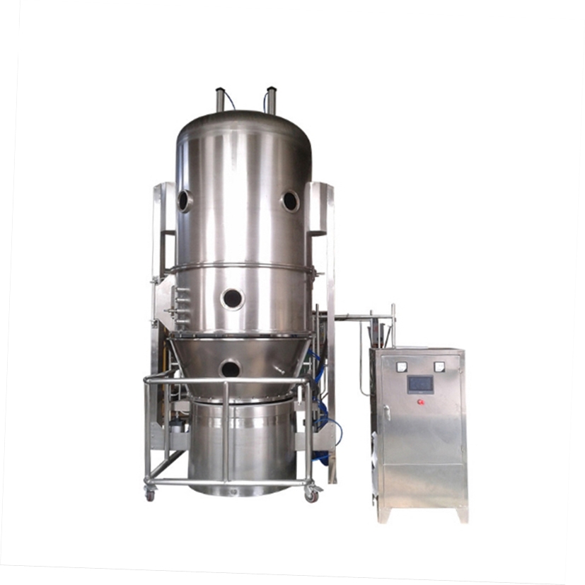 Automatic Artemia Cyst Vertical Batch Fluid Bed Infusion Granulator Fluid Bed Dryer Machine For Salt Pharmaceutical Powder