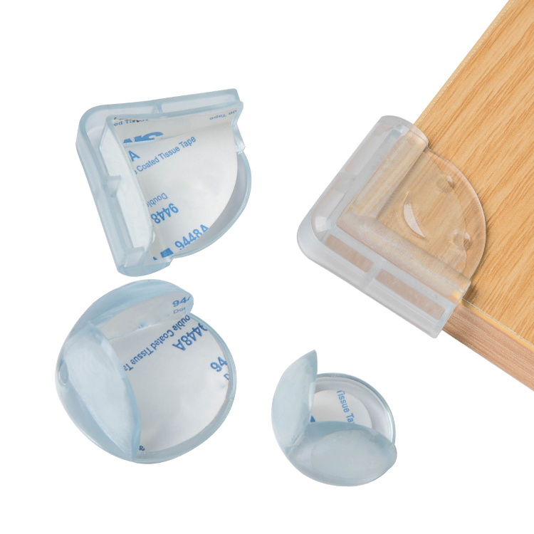 Baby Safety Proofing PVC Corner Guards Adhesive Cover Furniture Table Transparent Edge Corner Protector Guard