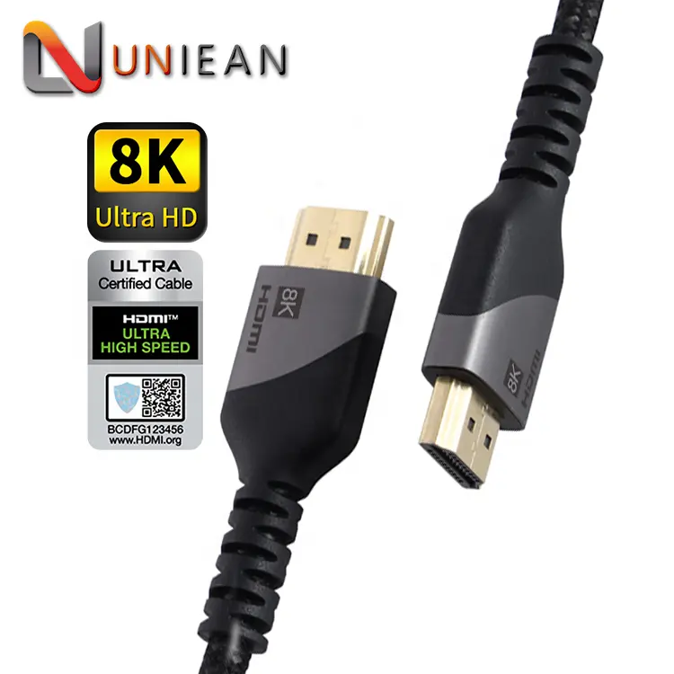 Rohs 48Gbps High Speed Ultra HD Ps5 Video 8K 60Hz 4K 120Hz Customized Cabo HDMI Cable Kabels TV HDMI 2.1 Cable 8K 5m 10m 50m