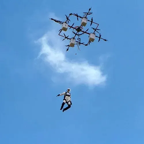 air single personal drone transporter for delivery human transport 30kg 50kg 100kg 200kg 300kg