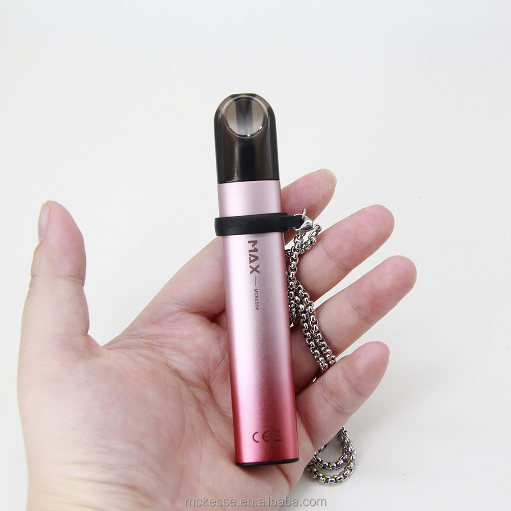 Metal vape pod system Ring holder custom vape pen lanyard Necklace Chain for MAX-mckesse