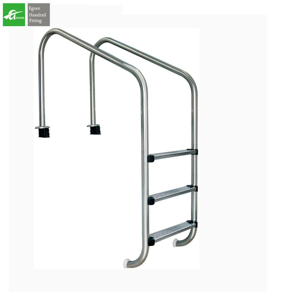 2 шаг из нержавеющей стали 304 подземный бассейн heavy duty стремянка с поручнем