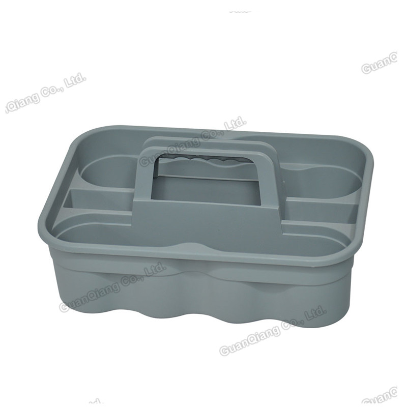 Hotel cleaning plastic tote caddy