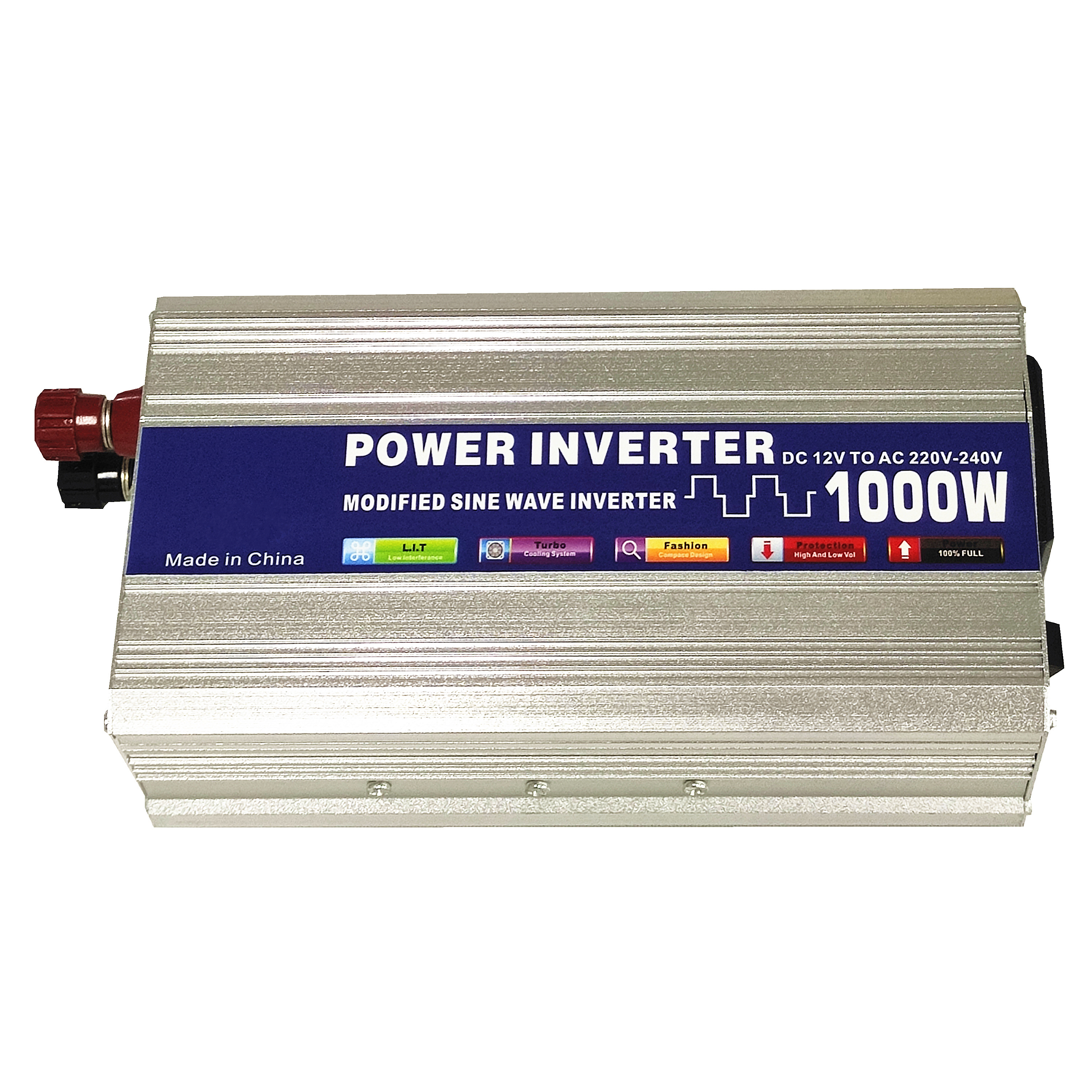 12v to 220v Car Inverter 1000W Dc to Ac Power Inverter with Reverse Connection Protection