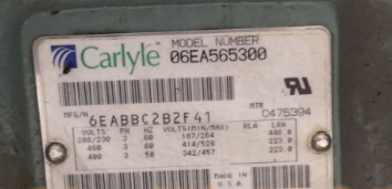 Оборудование, промышленные запасные части 06EA250600 Carlyle, полузакрытый охлаждающий Восстановленный компрессор