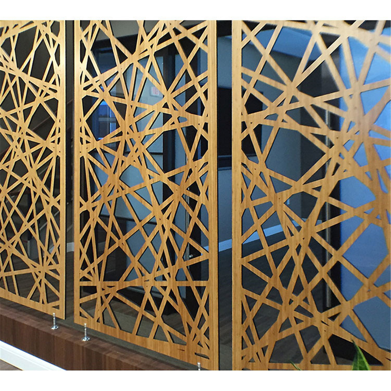 Modern design decorative metal panels laser cut screen stainless steel screen