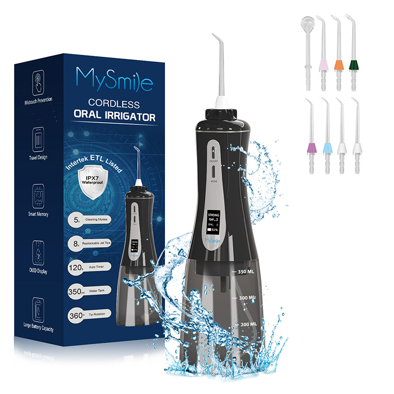 H 2ofloss water toothpick water irrigator IPX-7 oral irrigator 5 modes water flosser oral irrigator