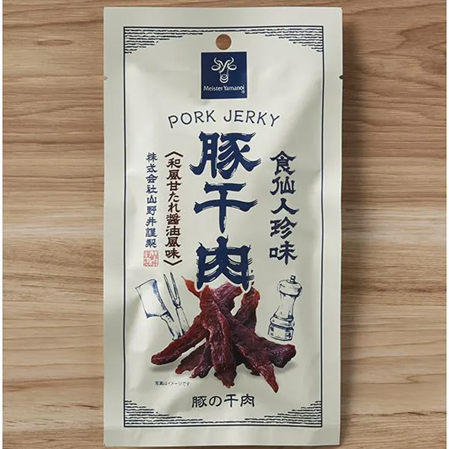 Special dry process condensed savory delicious dried pork jerky snack