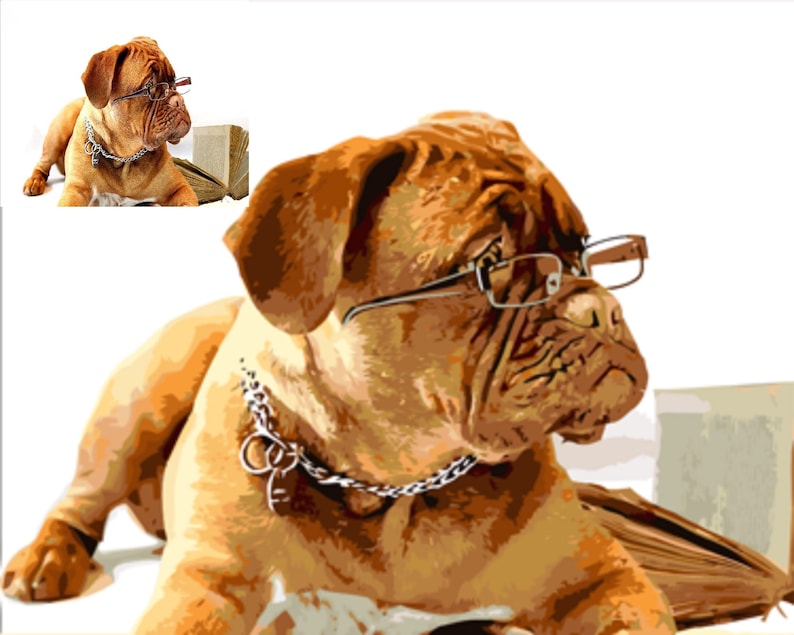 Custom Paint By Numbers Kit Pets Personalized Art From Your Photo to Canvas Pets Portrait Dogs Cats dropshipping