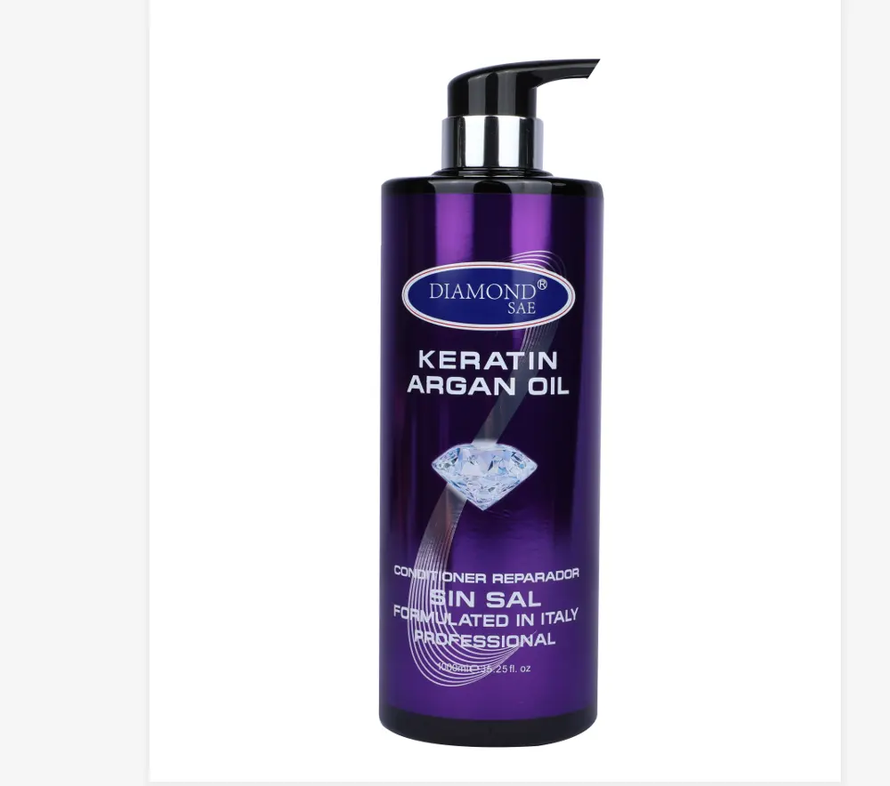 ON SALE! DIAMOND Keratin Argan Oil treatment smooth and moisture repair damaged conditioner 1000ML