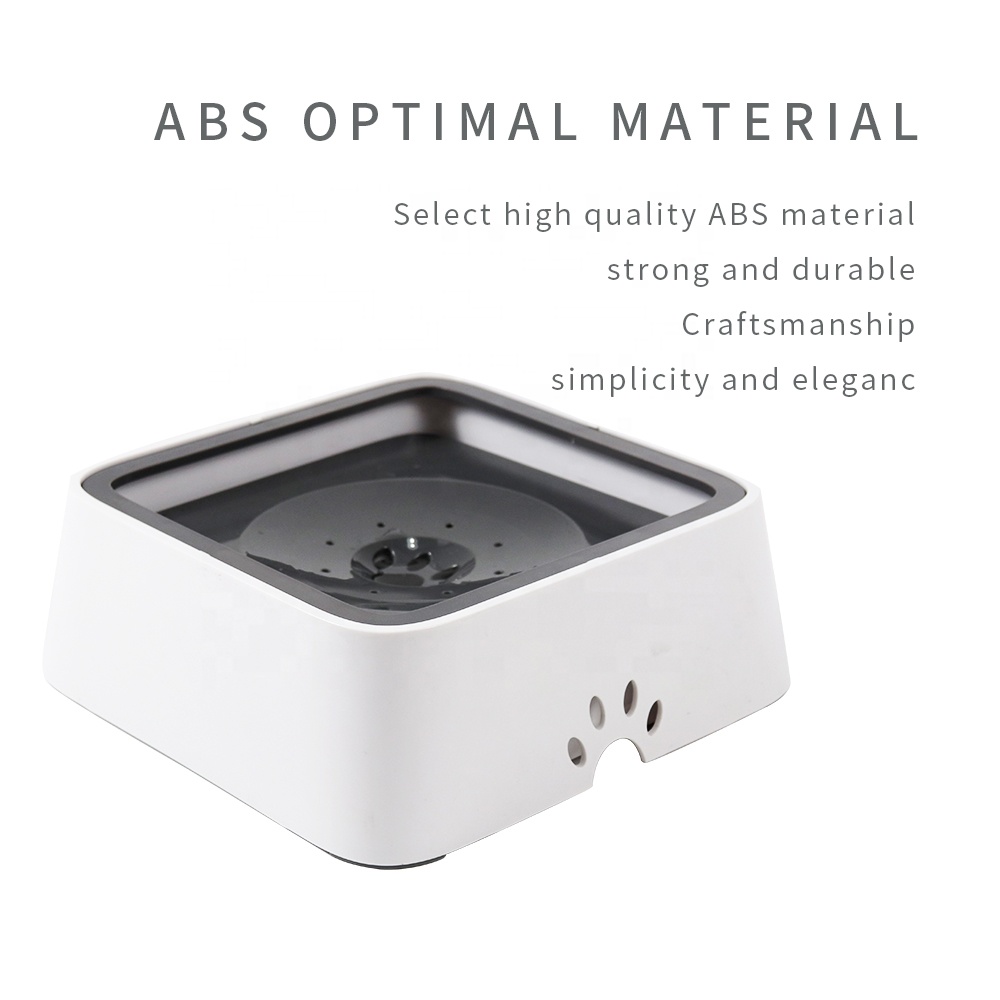 2L ABS Floating Bowl Travel Drinking Dog Water Dispenser Pet Water Fountain Dog Bowl