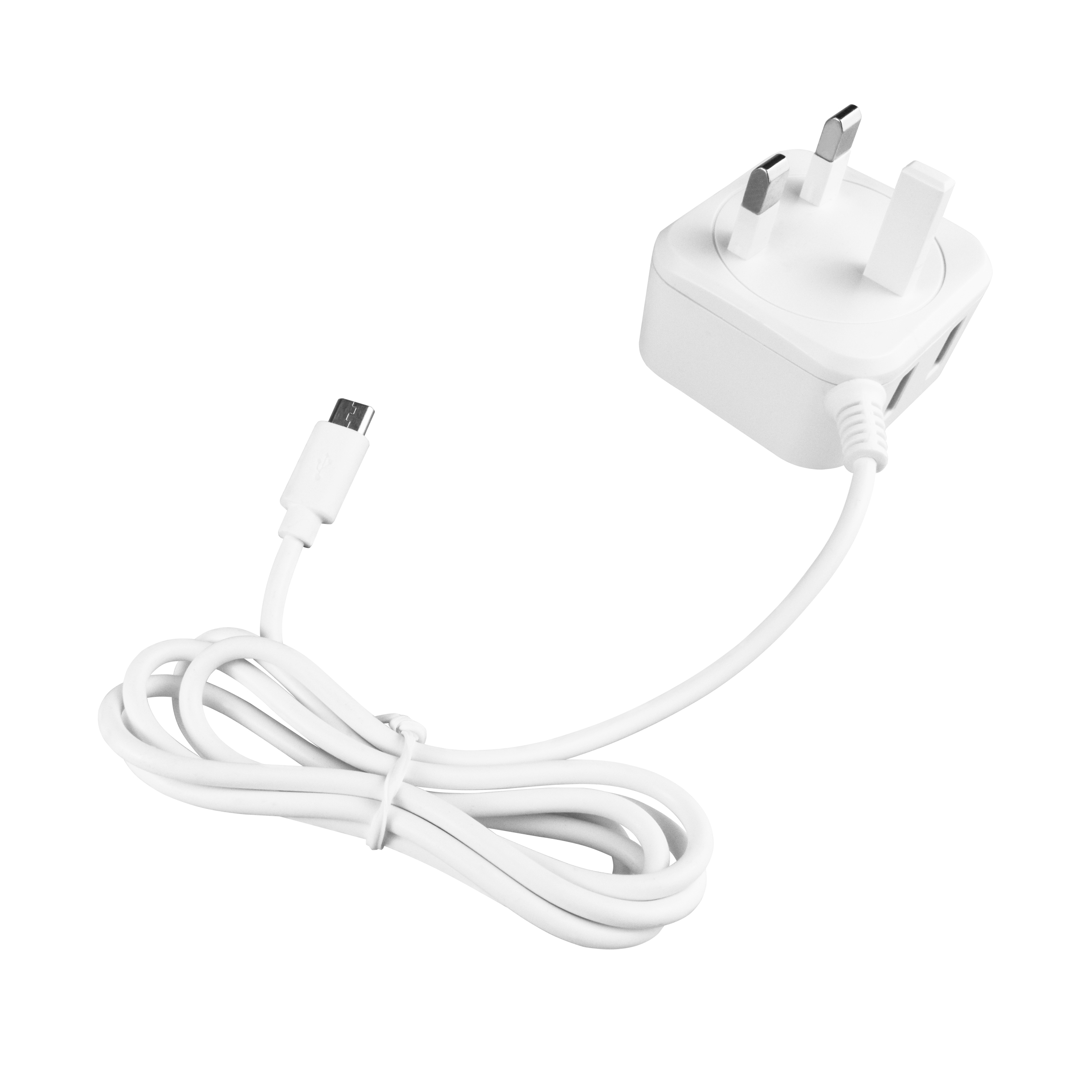 Белое Универсальное зарядное устройство Micro USB для мобильного телефона, дорожное Сетевое зарядное устройство