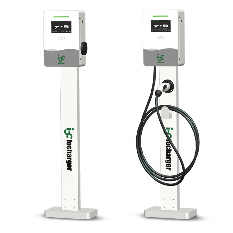 Iocharger переменного тока зарядки Wallbox 11kW 16A Тип 2 разъем IP54 CE ev автомобильное зарядное устройство EV Wallbox Wi-Fi 4G и RFID смарт карты EV зарядное устройство