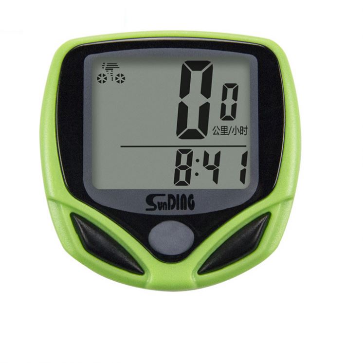Hot sale Wired 15unctions waterproof cycling odometer for bike bicycle accessories LCD Cycle Speedometer