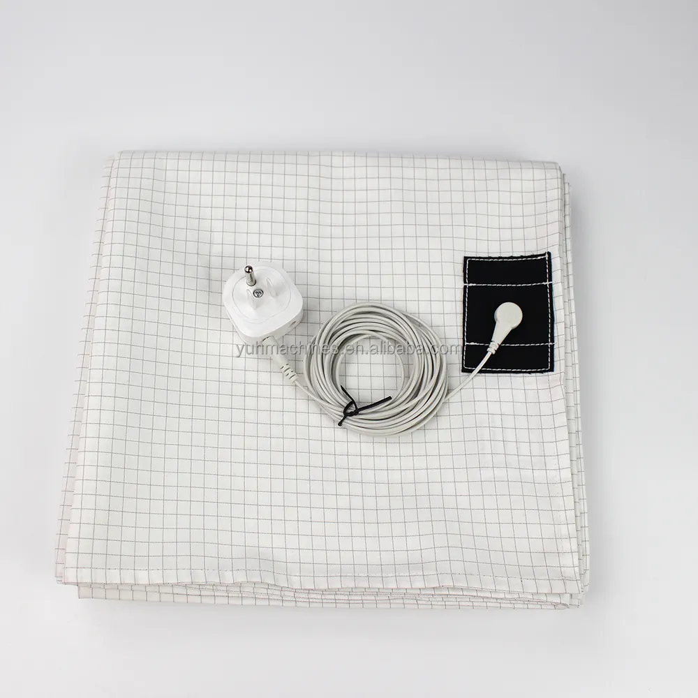 Earthing Flat Sheet Grounded Bed Sheets Use silver cotton conductive fabric