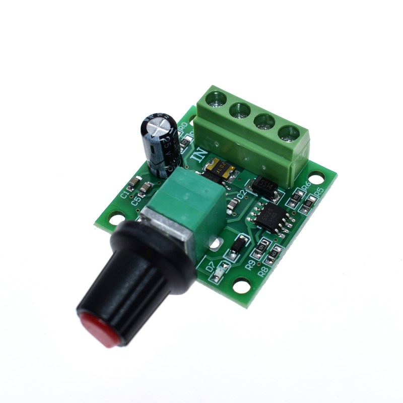 PWM низкого напряжения 1,8 V-12V мотор переключатель регулятора 2A ручка с переключателем небольшой мотор регулятор скорости вращения постоянного тока мотор контроллер