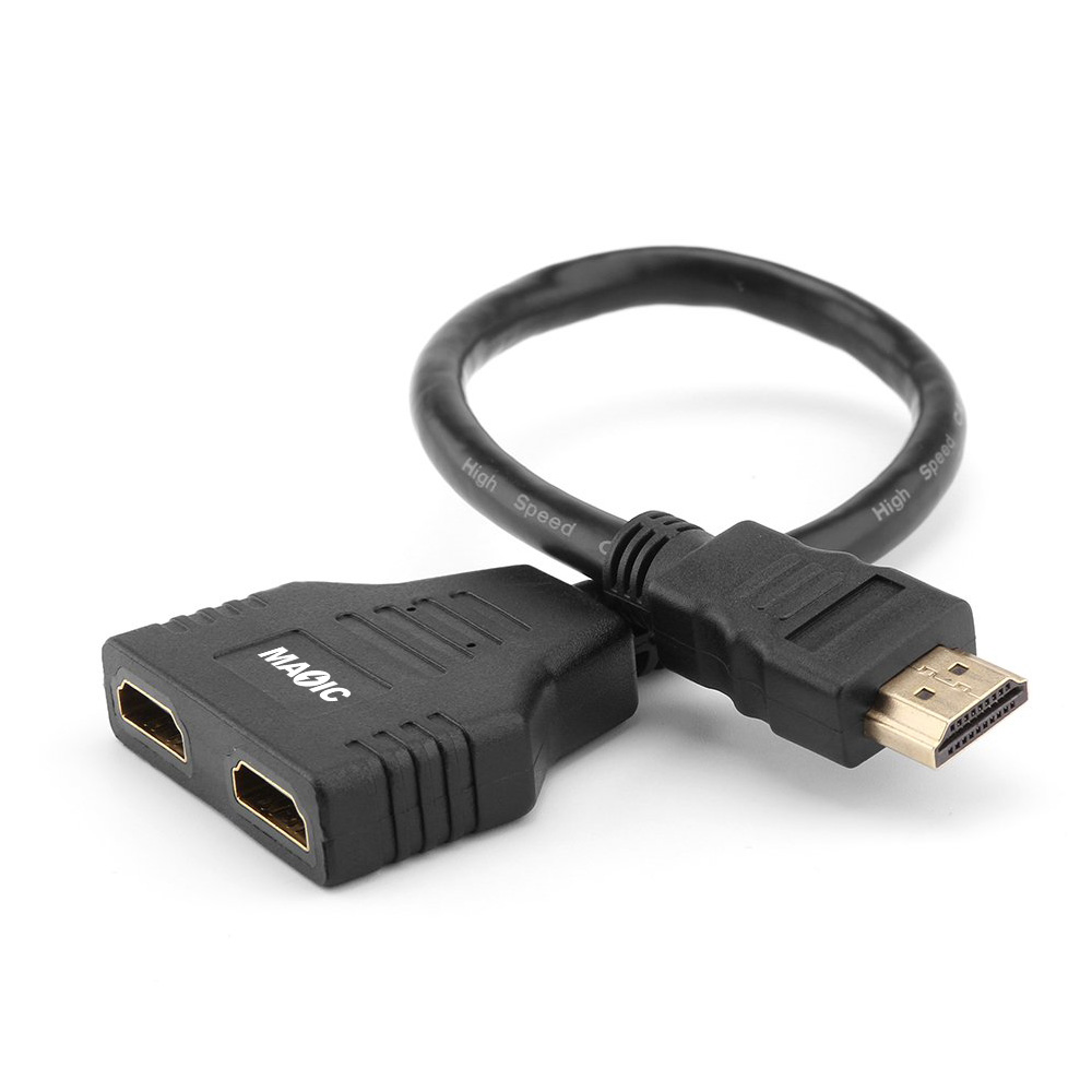 Новое поступление OEM HDMI 1 штекер на 2 HDMI гнездовой разветвитель кабель 1080P HDMI разветвитель 1x2 для Xbox PS4 HDTV