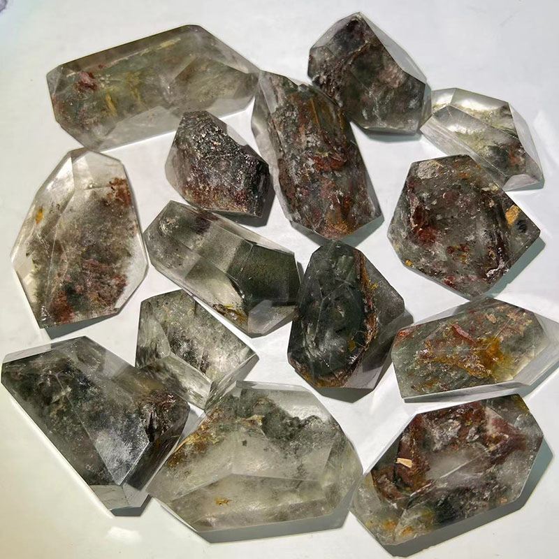 Wholesale Natural Garden Quartz Freeform Phantom Crystal Quartz Freeform For Gift