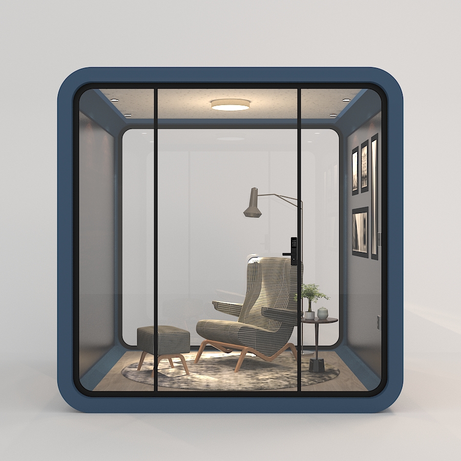 Tiny cell phone booth prefab house office use modular house phone booth for sale container home