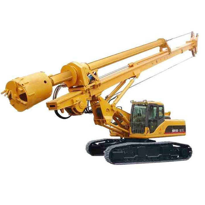 Used good weldability multi drill pipe crawler type sany piling rig