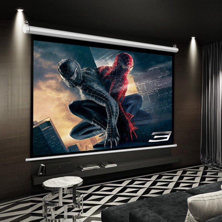 Проектор 4K 100 дюймовый моторизованный Электрический автоматический проекционный экран
