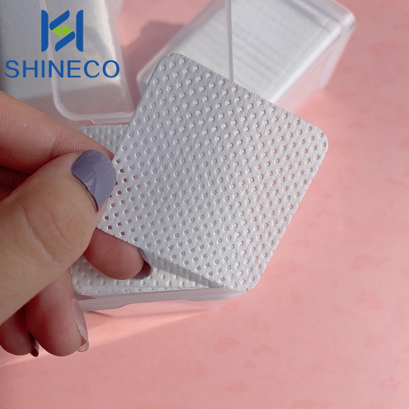 SHINECO Factory Lash Private Label Eyelash Lint Cotton Free For Glue/eyelash Extension Glue Wipes