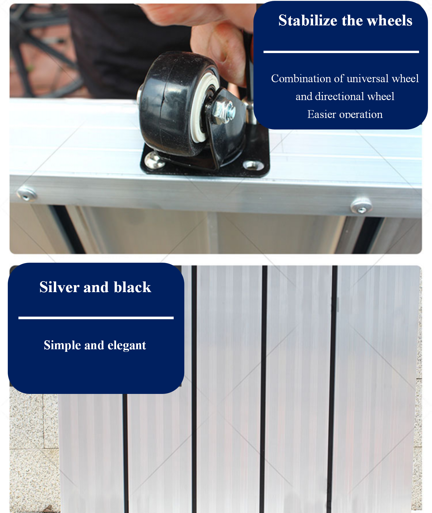 Folding aluminium wheelchair ramp