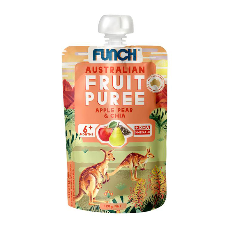 Вкусные Свежие фрукты, пюре, яблоко, груша, Чиа, ДГК, 120 г, закуски, здоровые фрукты яблока, груши, Чиа, пюре с питанием