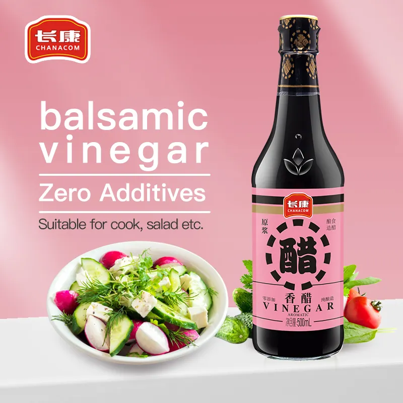 500mL Export Flavored Vinegar Rice Vinegar Black Sushi Organic Seasoning Balsamic Vinegar from China