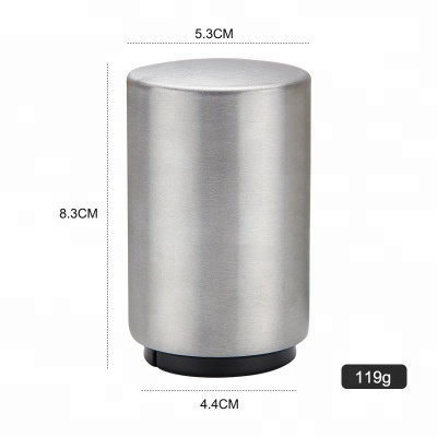 Magnetic Stainless Steel Beer Bottle Opener Push Down Automatic Bottle Cap Opener
