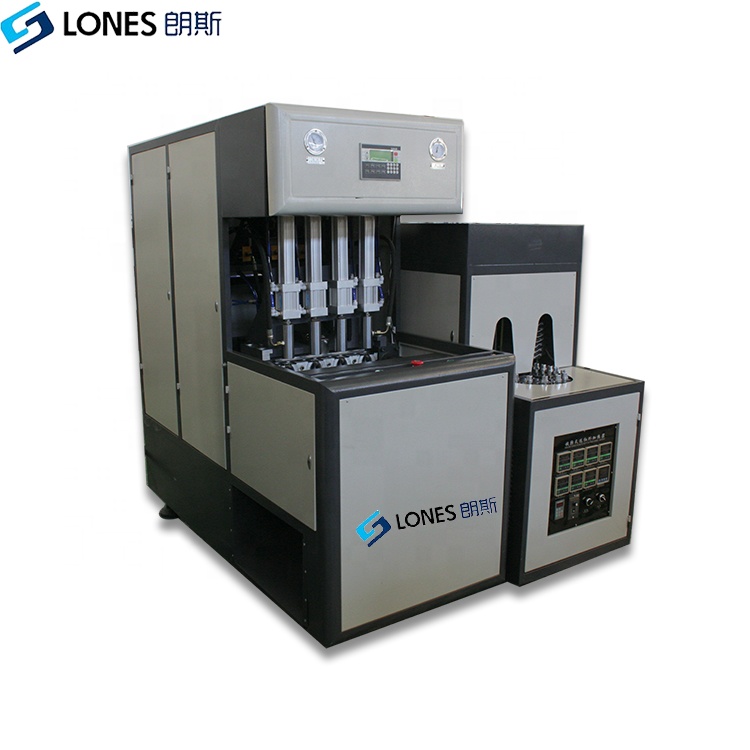 LS-B2L-4cavity 1600BPH 4 Полость полуавтоматическая малая бутилирования минеральной воды от китайской фабрики 500 мл 750mlpet бутылка