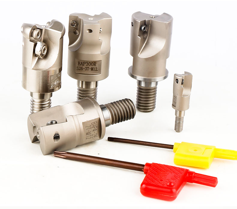 Shoulder Right Angle milling cutter BAP 300R 400R mounted APMT1135 1604 blade milling cutter M5 M6 M8 M10 M12 thread mill tool