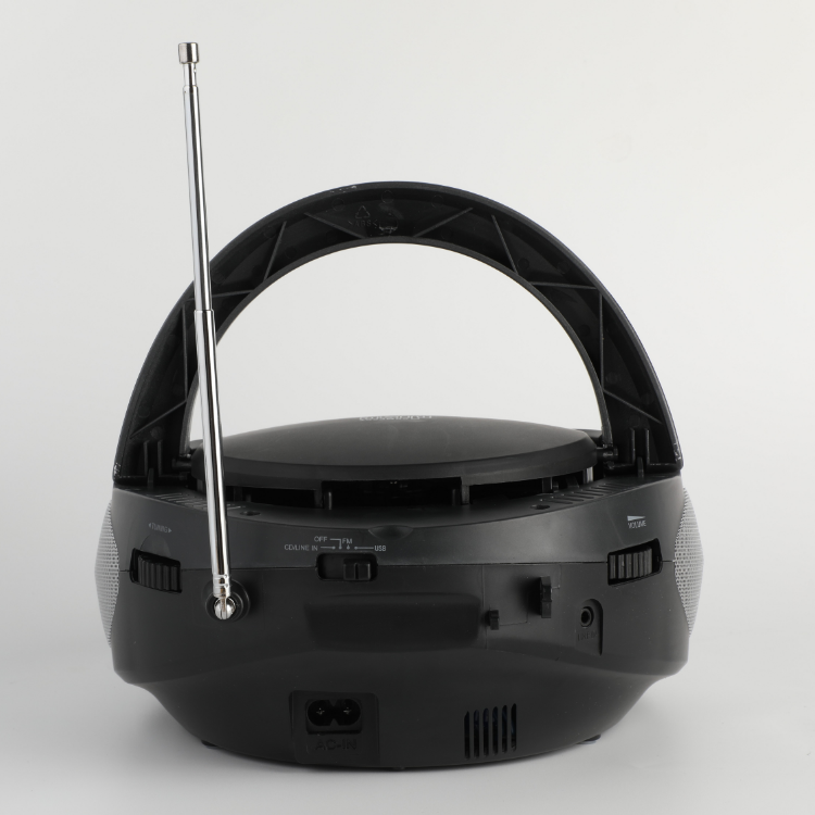 Портативный Mp3 Cd проигрыватель Cd рекордер Cd Usb Boombox aux-in