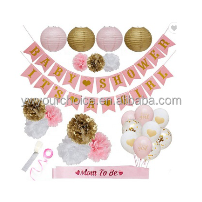 2021 NEW Carry Kaile Hot selling factory price BABY shower party supplies rose gold set foil balloon latex balloon
