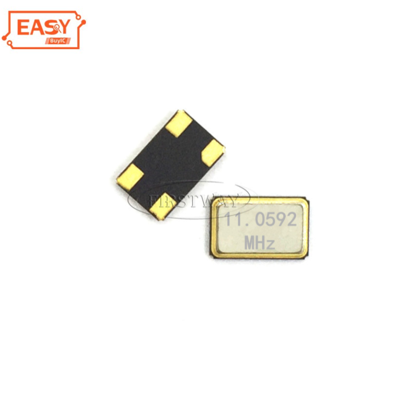 5032 4 pin 11,0592 МГц кварцевый генератор для продажи SMD/SMT поверхностного монтажа 5x3,2 мм 11,0592 МГц с украшением в виде кристаллов